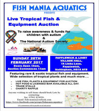 CHARITY FISH AND EQUIPMENT AUCTION SUNDAY 26TH FEBRUARY
