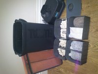 Juwel vision 260 litre Fish Tank + cabinet, bow front, Dark Wood, Filters, Heaters&.....for sale