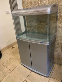 JEBO R375 NEW Aquarium Fish Tank in Silver with Matching JEBO Cabinet