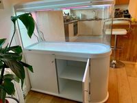 JEBO Aquarium Fish Tank 4 Door Room Divider 450 litre Bullet Front Plug & Play