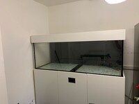 marine tank with sump metal stand 65x24x24 inches