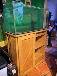 Marine Aquarium 300ltr w/ Cabinet & Equipment Set Up £350