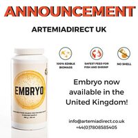 Leading Supplier of Artemia Direct Embryo Products in the UK