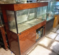 £240 Deltec Marine Aquarium 420L & Cabinet + Cond. Plate,4ft 4ins + Weir, Light, Pump, etc