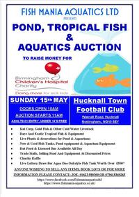 fish mania aquatics charity pond and aquatic auction