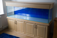 6ft Aquarium Tank only with lights, filter and heater. Pristine condition. Only 2 years old.