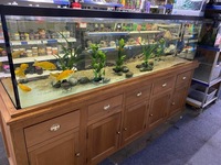 7.5 x 2 x 2 tank and cabinet £350 collection only Southend Essex.