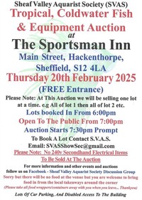 SVAS Night Auction ~ 20th February 2025