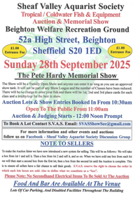 SVAS Day Auction Sunday 28th April 2025
